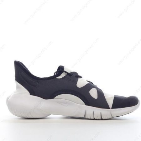 Herren/Damen ‘Weiß Schwarz’ Nike Free RN 5 Schuhe AQ1289-102