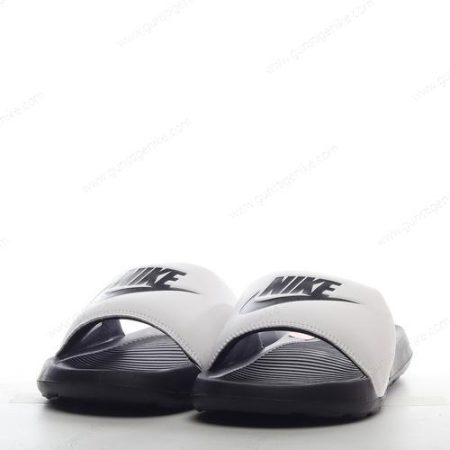 Herren/Damen ‘Weiß Schwarz’ Nike Victori One Slide Schuhe CN9675-005