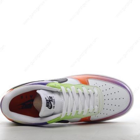 Herren/Damen ‘Weiß Schwarz Orange’ Nike Air Force 1 Low 07 Schuhe FD0801-100