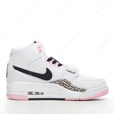 Herren/Damen ‘Weiß Schwarz Rosa’ Nike Air Jordan Legacy 312 Schuhe AT4040-106