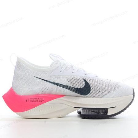 Herren/Damen ‘Weiß Schwarz Rosa’ Nike Air Zoom AlphaFly Next Schuhe DD8877-100
