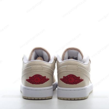 Herren/Damen ‘Weiß Schwarz Rot’ Nike Air Jordan 1 Low SE Schuhe FB7168-121