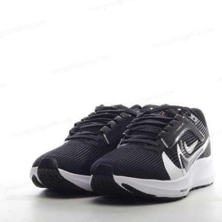 Herren/Damen ‘Weiß Schwarz Silber’ Nike Air Zoom Pegasus 40 Schuhe FB7179-001