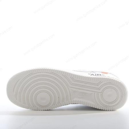 Herren/Damen ‘Weiß Silber’ Nike Air Force 1 Low 07 Off-White Schuhe AO4297-100