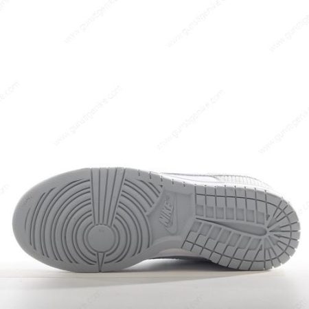 Herren/Damen ‘Weiß Silber’ Nike Dunk Low Schuhe FN7658-100