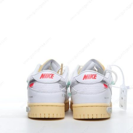 Herren/Damen ‘Weiß Silber’ Nike Dunk Low x Off-White Schuhe DM1602-127