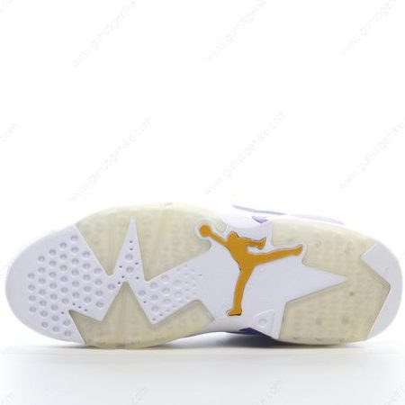 Herren/Damen ‘Weiß Violett Gold’ Nike Air Jordan Flight Club 91 Schuhe DC7329-105