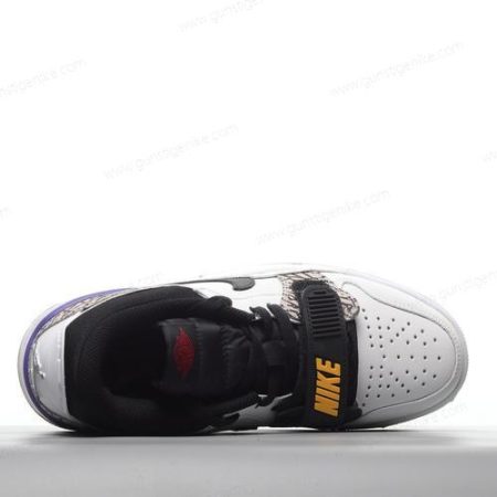 Herren/Damen ‘Weiß Violett Schwarz Gold’ Nike Air Jordan Legacy 312 Low Schuhe CD7069-102